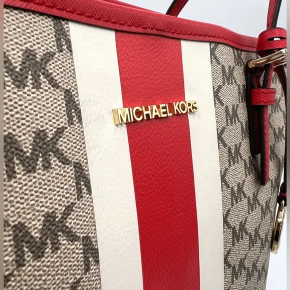 Michael Kors Jet Set Center Stripe Tote - Picture 7 of 11
